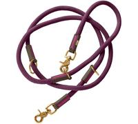 HUNTER Guinzaglio regolabile Malia, colore mora/marrone scuro, rugiada morbida e pelle resistente, regolabile in 3 posizioni, leggero, resistente, look moderno, made in Germany, dimensioni: 10/200