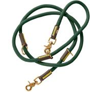 HUNTER Guinzaglio regolabile Malia, colore: verde scuro/marrone scuro, morbida e pelle resistente, regolabile in 3 posizioni, leggero, resistente, look moderno, made in Germany, dimensioni: 10/200