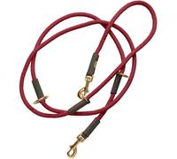 HUNTER Guinzaglio regolabile Malia, colore vinaccia/marrone scuro, in pelle resistente, regolabile in 3 posizioni, leggero, resistente, look moderno, made in Germany, dimensioni: 8/200