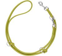 HUNTER Guinzaglio regolabile rotondo Amalfi, colore: verde, vegano, in similpelle effetto nappa, regolabile in 3 posizioni, morbido, facile da pulire, colore brillante, Made in Germany, dimensioni: 10