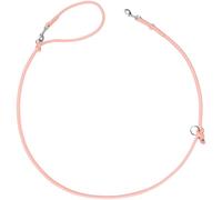 HUNTER Guinzaglio Regolabile Soho Round Mini, Colore Rosa Chiaro, Pelle di Vacchetta, Regolabile in 3 Posizioni, Morbido e Flessibile, Leggero e Robusto, per Cani di Piccola Taglia e Cuccioli