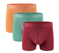 Hunter&Hawks Confezione da 3 Boxer da Uomo in bambù Taglie S-6XL Intimo Morbido Antibatterico e Traspirante Boxer Freschi e Asciutti Slip Anti Sfregamento Multicolore Multipack