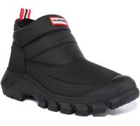 HUNTER Intrepido Isolato Caldo Nylon Caviglia Stivali da Neve Nero Uomo UK 7- 12