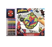 Hunter Leisure Set da colorare Spiderman Color By Number per bambini dai 3 anni