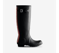 Hunter Logo Originale Tall Tri-Color, Stivali in Gomma Donna, Nero, 41 EU