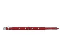 Hunter Magic Star, Collare per cani, Rosso (Red/Black), 37