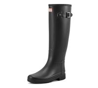 Hunter Moda Stivale Alto Raffinato Donna, Nero, 40 EU