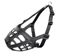 Hunter Museruola Albury Nero per Cani, Robusto & Regolabile, Giftköderschutz