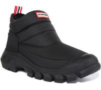 HUNTER Nylon Invernale Impermeabile Caviglia Neve Uomo Stivale Nero UK 7 - 12