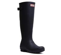 HUNTER Orig Schiena Regolabili Originale Alto Donna Stivali IN Navy UK 3 - 9