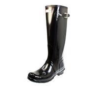 Hunter - Original Gloss (W23616), Stivale da donna, Negro, 40.5