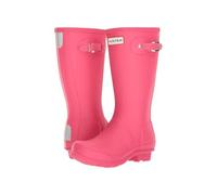 Hunter Original Kids Rain Boot, Rosa brillante., 4 Big Kid