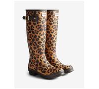 Hunter Boots - Women's Original Tall Leopard Boot - Stivali di gomma EU 38 marrone