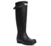 HUNTER Originale Alto Wellie Stivali da Donna IN Nero UK 3 - 9