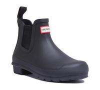 Hunter Originale Chelsea Donna Gomma Pioggia Stivali IN Nero Taglia UK 3 - 8
