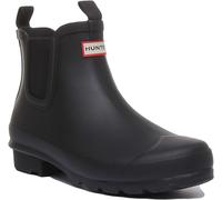 HUNTER Originale Chelsea Junior Welly Chelsea Stivali IN Nero Taglia UK 2 3 4