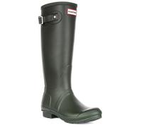 HUNTER Originale da Infilare Alto Wellington Regolabili Donna Boot Oliva UK 3 -