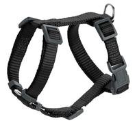 HUNTER pettorina per cane LONDON VARIO RAPID a Y, regolabile in 4 punti, con chiusura di sicurezza, resistente, leggera, facile da pulire, asciugatura rapida, colore: nero, taglia XXS-XS