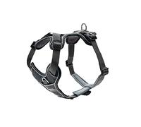 HUNTER pettorina per cani DIVO, Colore: grigio/grigio, ergonomico, traspirante e imbottito, regolabile in 5 punti, materiale riflettente 3M™ Scotchlite™, Taglia: S