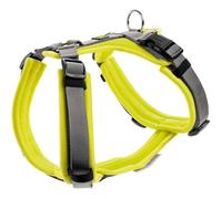 HUNTER Pettorina per cani MALDON, colore: lime/grau, morbida imbottitura e confortevole, altamente riflettente grazie allo scotchlite 3M, regolabile in 4 posizioni, taglia: S-M