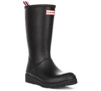 HUNTER Play da Infilare Alto Comodo Fit Pioggia Gomma Donna Stivali Nero UK 3 -
