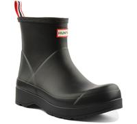 HUNTER Play Stivale Corto Uomo da Infilare IN Gomma Nero Taglia UK 7 - 12