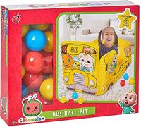 Hunter Price CoComelon - Giocattolo gonfiabile per bambini con palline, scuolabus