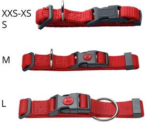 Hunter PROMO FINE SERIE !!! Collare per Cani London VB Rosso 24-36/S