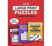 Hunter Publishing 2023 Large Print Puzzles For Adults With Solution (Tascabile)
