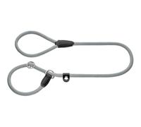 HUNTER Retriever - Guinzaglio per cani FREESTYLE EIBY, colore: grigio, regolabile in modo continuo, collare integrato, robusto, resistente alle intemperie, corda in poliammide, dimensioni: 8/170