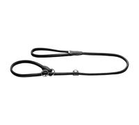 Hunter Retriever Guinzaglio Rotondo E Morbido Canadese Nero 120Cm 10Mm Per Cani