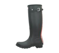 Hunter, ,Shoes ,Donna ,Nero ,38 EU Original Tall Tri-colour Logo Backstrap