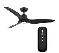 Hunter Stingray Ventilatore Da Soffitto 152 cm LED, Telecomando, 3 Pale, Nero