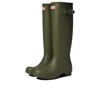 HUNTER Stivali originali Tall classic, unisex - adulti in gomma con gambo alto, foglia d'uliv, 37 EU