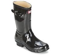 Hunter Stivali WOMEN'S ORIGINAL SHORT GLOSS in Nero 42