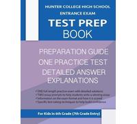 Hunter Test Prep Hunter College High School Entrance Exam Test Prep (Tascabile)