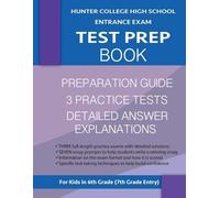 Hunter Test Prep Hunter College High School Entrance Exam Test Prep (Tascabile)