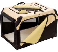 Hunter Trasportino Pieghevole per Cani - Beige e Nero - L