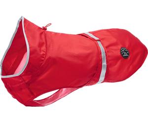 Hunter Uppsala Rain - Cappottino per Cani, Poliestere Rosso - 45 cm