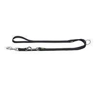 Hunter - V-Leash - Guinzagli per cani Länge max. 200 cm - Breite 2,0 cm nero