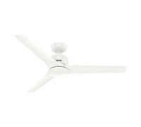 Hunter Ventilatore da Soffitto con Telecomando Athens Bianco Senza Luce [EEK: Inaditato]