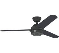 Hunter Ventilatore da Soffitto Senza Luce Carera Grigio 132 CM con Cavo Tirare [EEK: Inaditato]