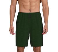 Hunter verde floreale petali modello pantaloni comodi, pantaloni pigiama da uomo pantaloncini elastico in vita testa e coulisse morbido comodo