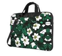 Hunter Verde Floreale Petali Modello Stampa Borsa Protettiva Del Computer Portatile Versatile Borse Custodia Per Computer Morbida Donna Uomo Unico