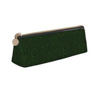 Hunter Verde Floreale Petali Stampa PVC Portamonete Portamonete Sacchetto di Trucco Caso Matita Astuccio Cerniera Cancelleria Caso Donne Uomini, Bianco, Taglia Unica, Bianco, One Size, Semplice