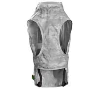 Hunter - Waterproof Jacket Huka To Go - Cappottini per cani Rücken 55 cm - Hals 36-72 cm, Bauch 45-73 cm silber / reflektierend
