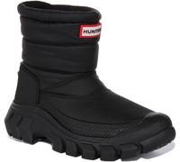 HUNTER WFS2108WWU-BLK Intrepido Isolato Neve Corto Donna Stivali Nero UK 3 - 8