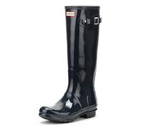 Hunter Wmn Org Tall Gloss, Stivali di Gomma Donna, Blu Navy, 37 EU