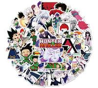 Hunter X Hunter - Adesivi in vinile per computer portatile, bottiglia d'acqua, auto, skateboard, chitarra, casco, 50 pezzi
