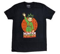 Hunter X Hunter Gon Freecss T-Shirt Adulto Nero Cotone Manica Corta